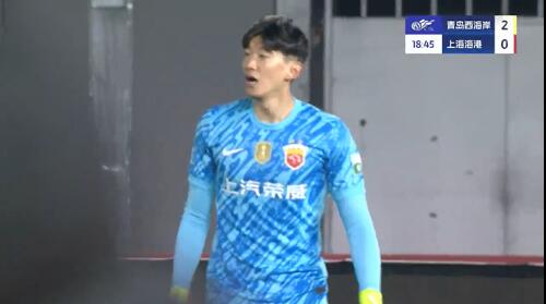 半场-海港暂1-3西海岸 颜骏凌超巨失误送礼 19岁李新翔精彩处子球